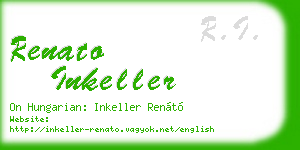 renato inkeller business card